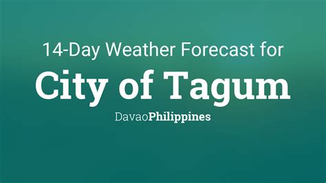 weather forecast tagum city hourly